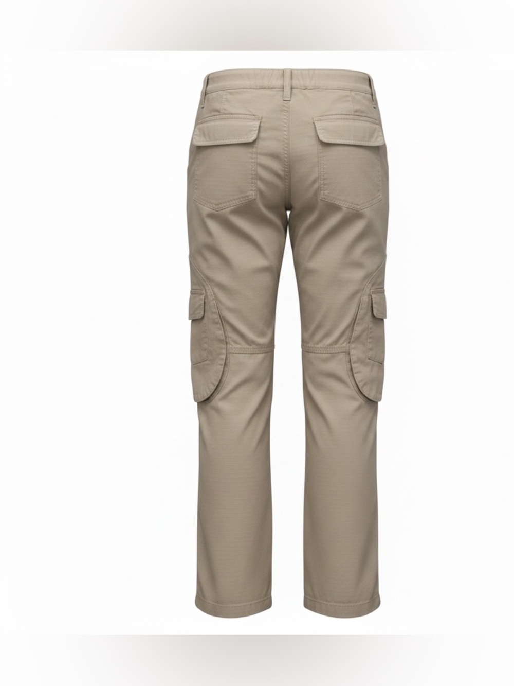 J Gault Beige/Tan Boot Flare Cargo Pants 
 Comforting fit for summer! JUNIORS!